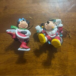 Mickey & Minnie Mouse Ornaments
